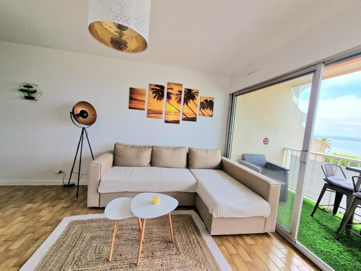 Appartement 1Ere Ligne Piscine Terrasse Au Bord De La Plage Front De Mer Avec 6 Velos 팔라바 레 플로 외부 사진