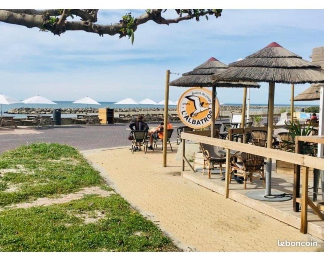 Appartement 1Ere Ligne Piscine Terrasse Au Bord De La Plage Front De Mer Avec 6 Velos 팔라바 레 플로 외부 사진