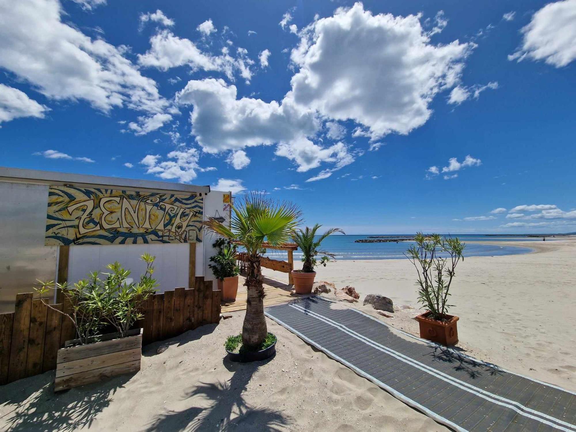 Appartement 1Ere Ligne Piscine Terrasse Au Bord De La Plage Front De Mer Avec 6 Velos 팔라바 레 플로 외부 사진